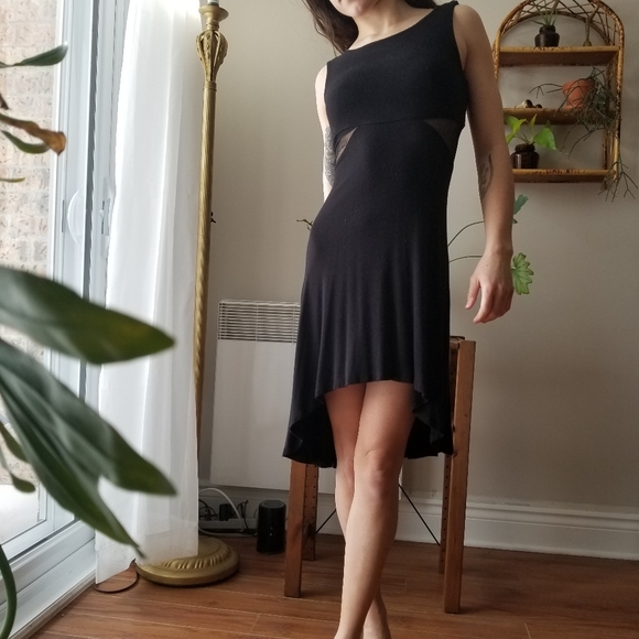 ✨ 3 for 30 ✨ Monteau Black Dress High Low - Picture 6 of 7